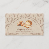 Watercolor Sourdough Bakery Loyalty Card Visitenkarte (Vorderseite)
