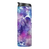 Watercolor space thermal tumbler thermosbecher (Nach rechts gedreht)