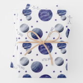 Watercolor Space Zodiac Pattern Geschenkpapier Set (Beispiel)