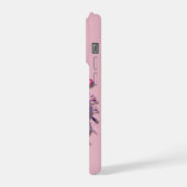 Watercolor Splash with Auntee typography  iPhone Hülle (Linke Seite)