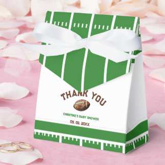 Watercolor Sport Football Baby Shower  Geschenkschachtel