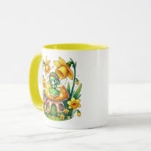 Watercolor Spring Baby Fairy Tasse (Vorderseite Links)
