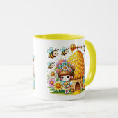 Watercolor Spring Baby Fairy Tasse (VorderseiteRechts)