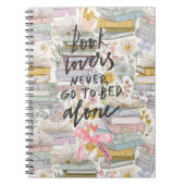 Watercolor Spring Bookish Notizblock (Vorderseite)