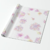 Watercolor Spring Flowers Umhüllungspapier - elega Geschenkpapier (Ungerollt)