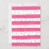 Watercolor Spring Rabbits House Osterbrunch Einladung (Rückseite)