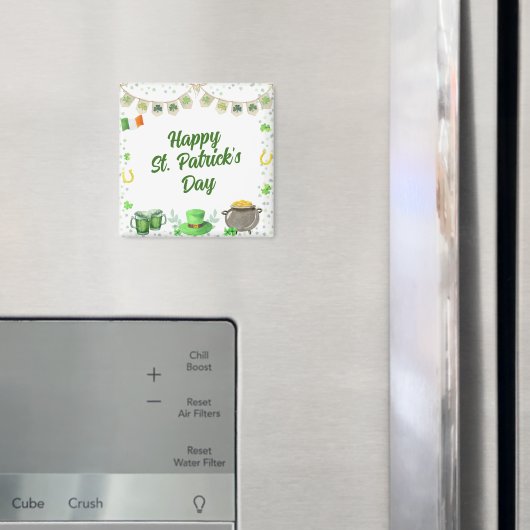 Watercolor St Patricks Magnet (In Situ (Kühlschrank))