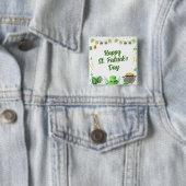 Watercolor St Patricks Party Button (Beispiel)