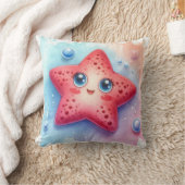 Watercolor Star Fish Kissen (Decke)