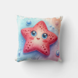 Watercolor Star Fish Kissen