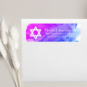 Watercolor Star von David Bat Mitzvah Return
