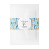 Watercolor Starfish Beach-Themed Soap Band Wrap (Vorderseite Beispiel)