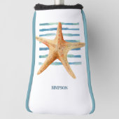 Watercolor STARFISH Golf Headcover (Rotieren 90)