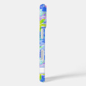 Watercolor Starfish Monogrammed Case-Mate iPhone Hülle (Rückseite / Rechts)