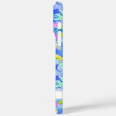 Watercolor Starfish Monogrammed Case-Mate iPhone Hülle (Rückseite / Links)