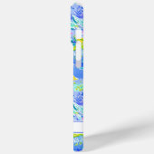 Watercolor Starfish Monogrammed  Case-Mate iPhone Hülle (Rückseite / Links)