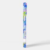 Watercolor Starfish Monogrammed Case-Mate iPhone Hülle (Rückseite / Rechts)