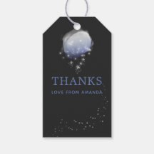 Watercolor Stars Night Sky Baby Dusche Vielen Dank