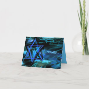 WATERCOLOR-STERN Bar-Schläger danken Ihnen zu Dankeskarte