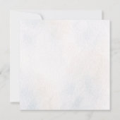 Watercolor Stone Chapel Save the Date Card (Rückseite)