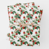 Watercolor Strawberries Geschenkpapier Set (Beispiel)