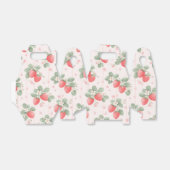 Watercolor strawberry pattern geschenkschachtel (Ungefaltet)