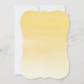 Watercolor String Lights Hochzeit Einladung (Rückseite)