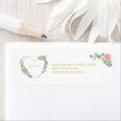 Watercolor Succulent Terrarium Hochzeitadresse (Insitu)