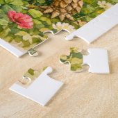 Watercolor Sulcata Tortoise with lucky clover Puzzle (Seite)