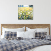 Watercolor Summer Dandelfeld Leinwanddruck (Insitu (Schlafzimmer))