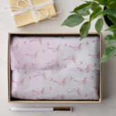 Watercolor Summer Flamingo Pattern Seidenpapier (Geschenk)