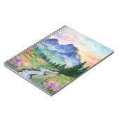 Watercolor Summer Mountain Notizblock (Linke Seite)
