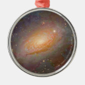 Watercolor Sunflower Galaxy Holiday Ornament (Vorne)