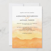 Watercolor Sunrise | Einladung zur Hochzeit (Vorderseite)