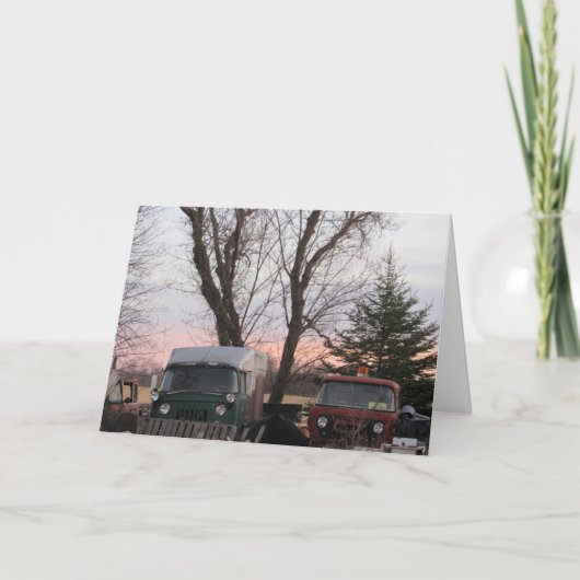 "Watercolor Sunset" Get Well Card Karte (Vorderseite)