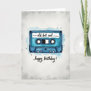 Watercolor Tape Geburtstagskarte Karte