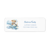 Watercolor Teddy Bear Airplane (Vorne)