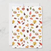 Watercolor Thanksgiving Celebration Einladung (Rückseite)