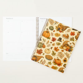 Watercolor Thanksgiving-Muster  Planer