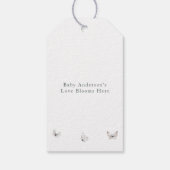 Watercolor-Tiere in Holz Geschenkanhänger (Rückseite)