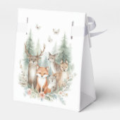 Watercolor-Tiere in Holz Geschenkschachtel (Rückseite)