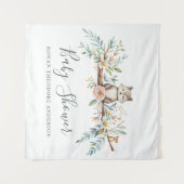 Watercolor-Tiere in Holz Wandteppich (Vorderseite (Horizontal))