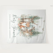 Watercolor-Tiere in Holz Wandteppich (Vorderseite (Horizontal))