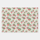 Watercolor & Tinte Weihnachtskleider Geschenk Wrap Geschenkpapier Set (Vorderseite 3)