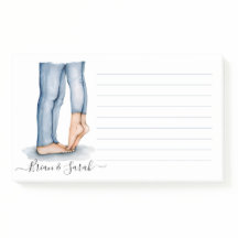 Watercolor Tiptoe Kiss