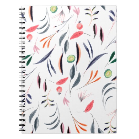 Watercolor-Tischdecken Notizblock (Vorderseite)