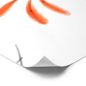 Watercolor-Tischdecken Poster (Ecke)