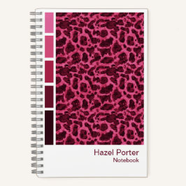 Watercolor Tortoiseshell Vertical Palette Notebook Notizblock