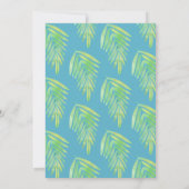 WATERCOLOR TOUCAN GEBURTSTAG EINLADUNG (Rückseite)