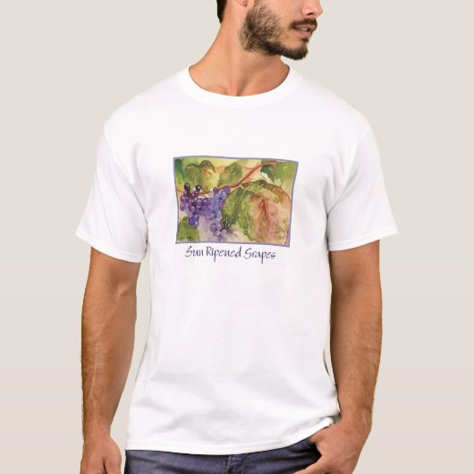 Watercolor-Trauben-T - Shirt (Vorderseite)